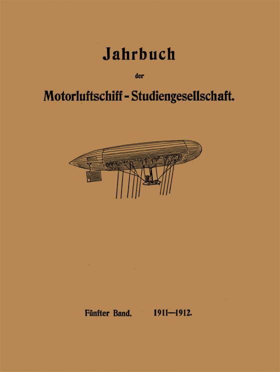 Cover-Bild Jahrbuch der Motorluftschiff-Studiengesellschaft