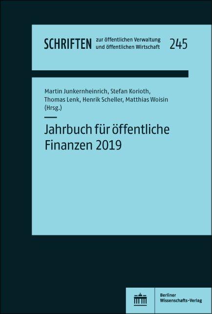 Cover-Bild Jahrbuch für öffentliche Finanzen 2019