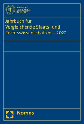 Cover-Bild Jahrbuch für Vergleichende Staats- und Rechtswissenschaften – 2022