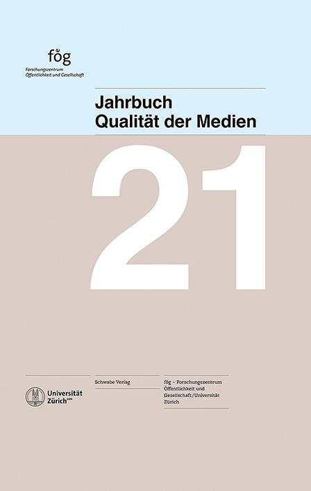 Cover-Bild Jahrbuch Qualität der Medien 2021