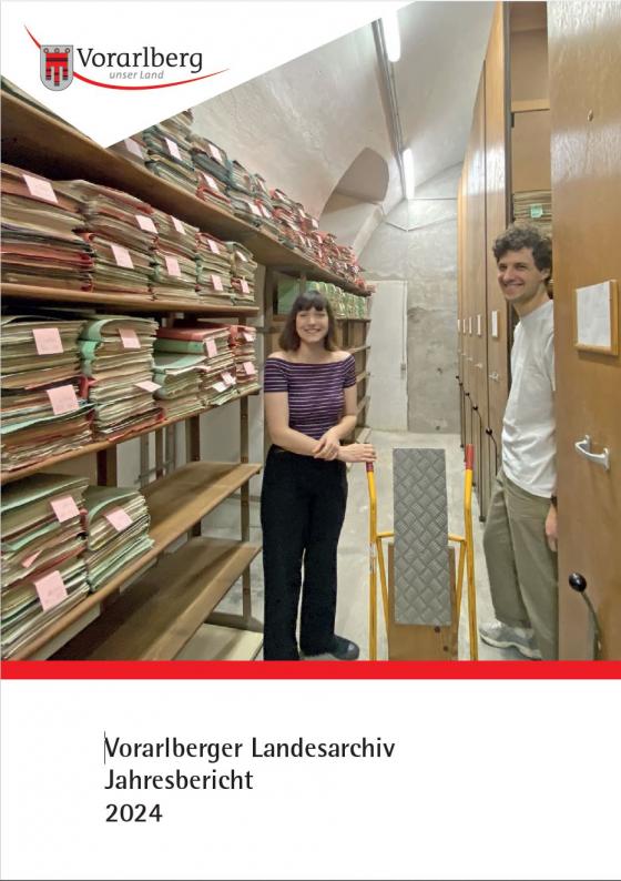 Cover-Bild Jahresbericht des Vorarlberger Landesarchivs 2024