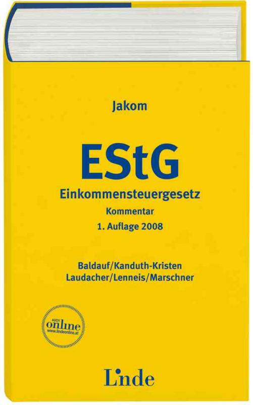 Cover-Bild Jakom Einkommensteuergesetz 2008