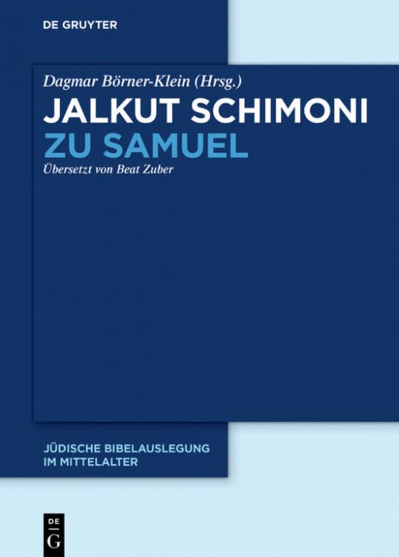 Cover-Bild Jalkut Schimoni / Jalkut Schimoni zu Samuel