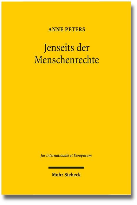 Cover-Bild Jenseits der Menschenrechte