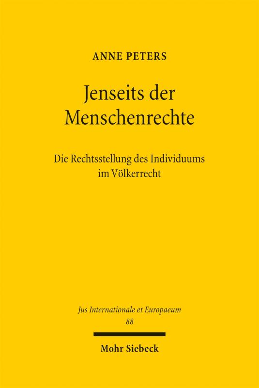 Cover-Bild Jenseits der Menschenrechte