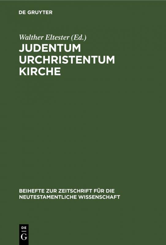 Cover-Bild Judentum Urchristentum Kirche