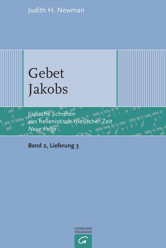 Cover-Bild Jüdische Schriften aus hellenistisch-römischer Zeit - Neue Folge... / Gebet Jakobs