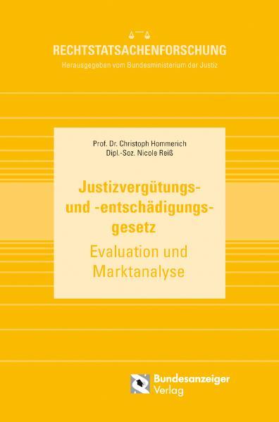 Cover-Bild Justizvergütungs- und -entschädigungsgesetz