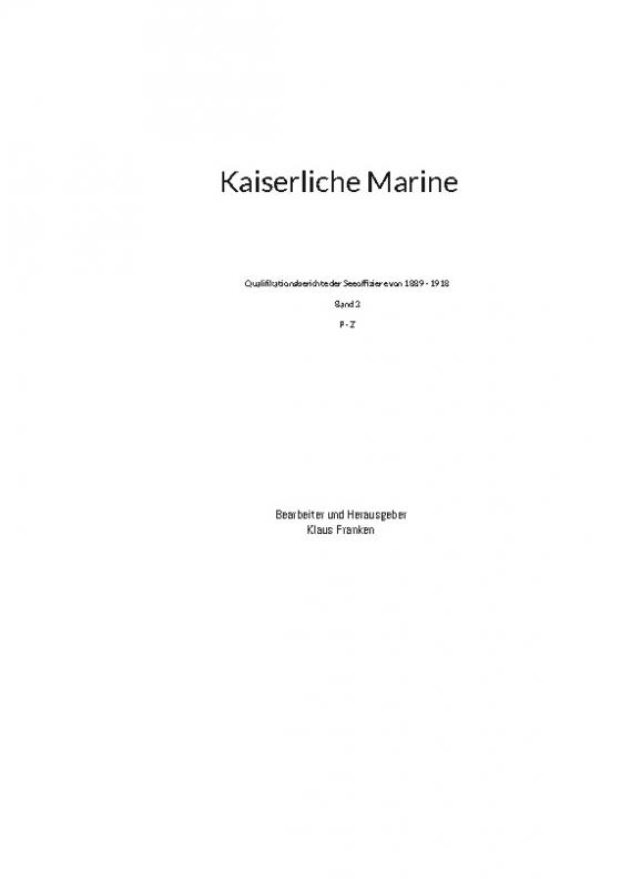 Cover-Bild Kaiserliche Marine