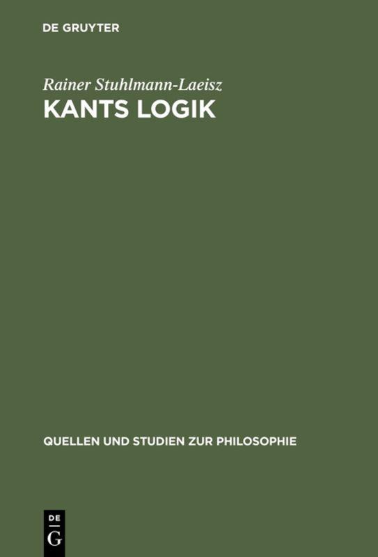 Cover-Bild Kants Logik