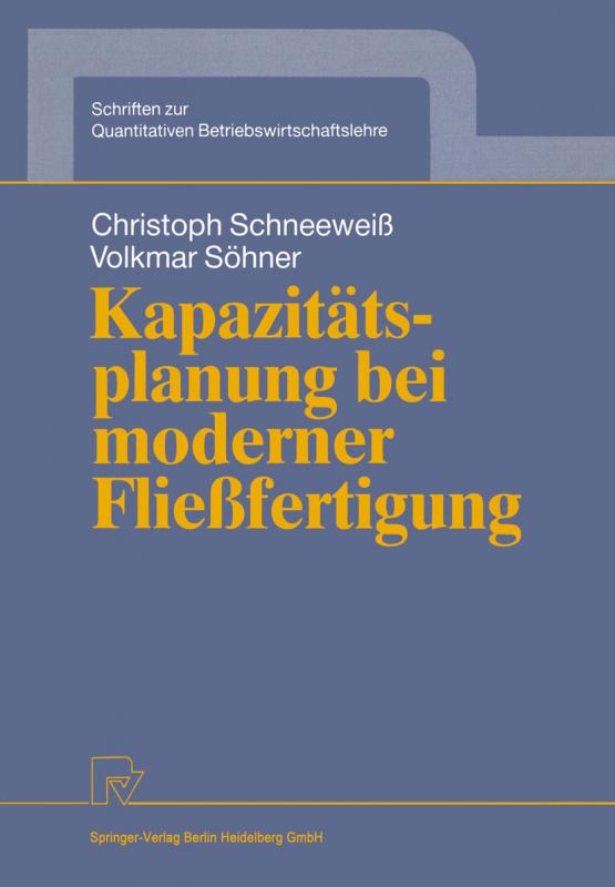Cover-Bild Kapazitätsplanung bei moderner Fließfertigung