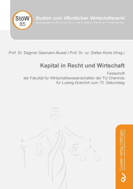 Cover-Bild Kapital in Recht und Wirtschaft