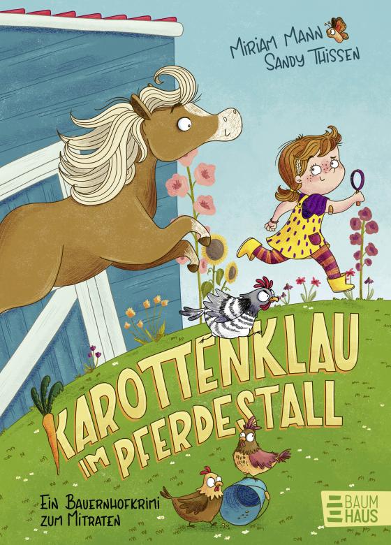 Cover-Bild Karottenklau im Pferdestall - Ein Bauernhofkrimi zum Mitraten
