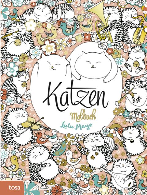 Cover-Bild Katzen Malbuch
