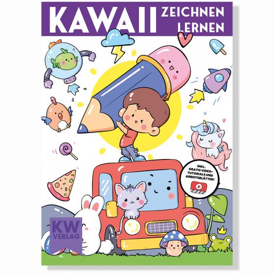 Cover-Bild Kawaii zeichnen lernen – über 500 Motive malen lernen