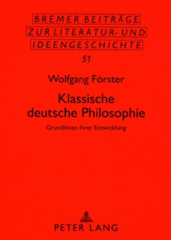 Cover-Bild Klassische deutsche Philosophie