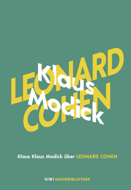 Cover-Bild Klaus Modick über Leonard Cohen