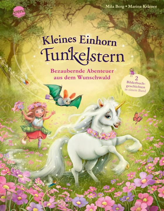 Cover-Bild Kleines Einhorn Funkelstern. Bezaubernde Abenteuer aus dem Wunschwald