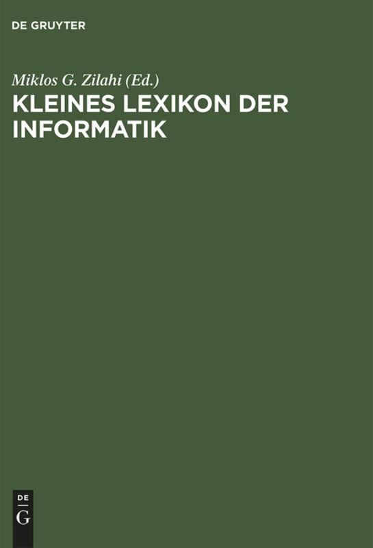 Cover-Bild Kleines Lexikon der Informatik