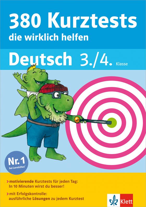 Cover-Bild Klett 380 Kurztests, die wirklich helfen - Deutsch 3./4. Klasse