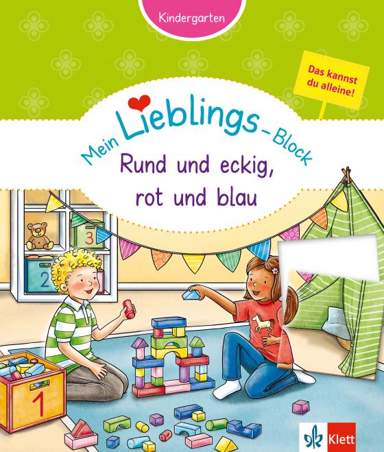 Cover-Bild Klett Mein Lieblings-Block Rund und eckig, rot und blau