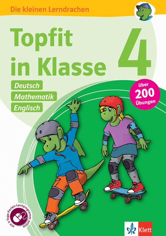 Cover-Bild Klett Topfit in Klasse 4 - Deutsch, Mathematik und Englisch