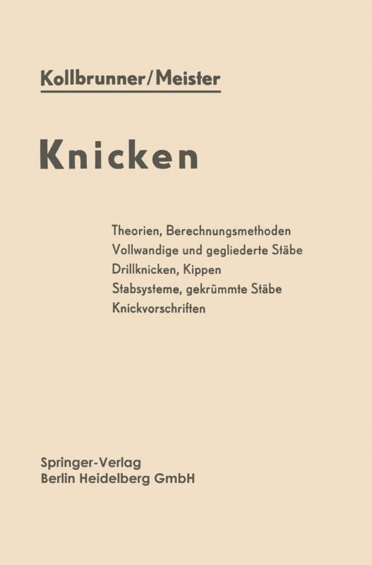 Cover-Bild Knicken