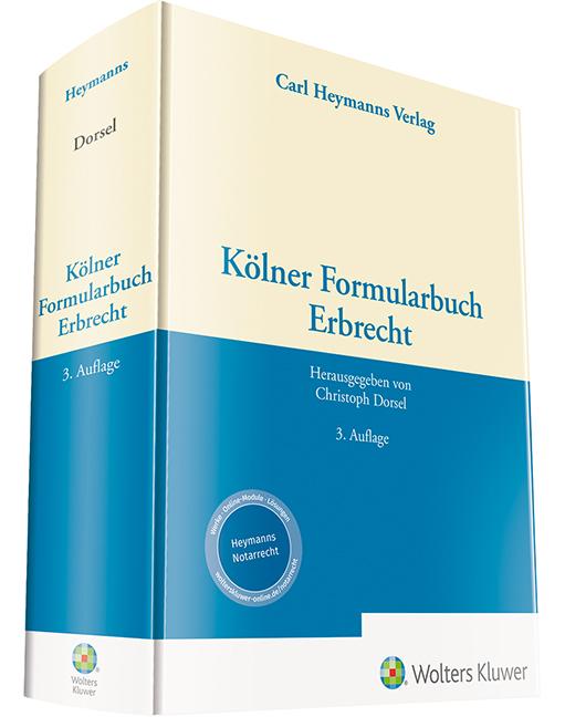 Cover-Bild Kölner Formularbuch Erbrecht