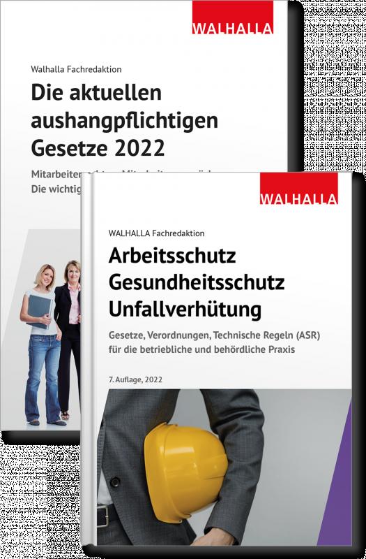 Cover-Bild Kombi-Paket Die aktuellen aushangpflichtigen Gesetze + Arbeitsschutz, Gesundheitsschutz, Unfallverhütung 2024