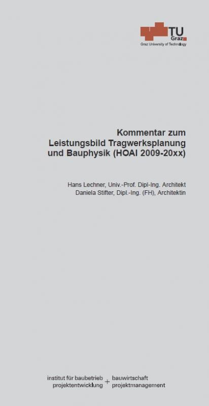 Cover-Bild Kommentar zum Leistungsbild Tragwerksplanung und Bauphysik (HOAI 2009-20xx)