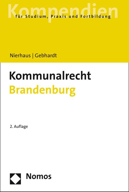 Cover-Bild Kommunalrecht Brandenburg