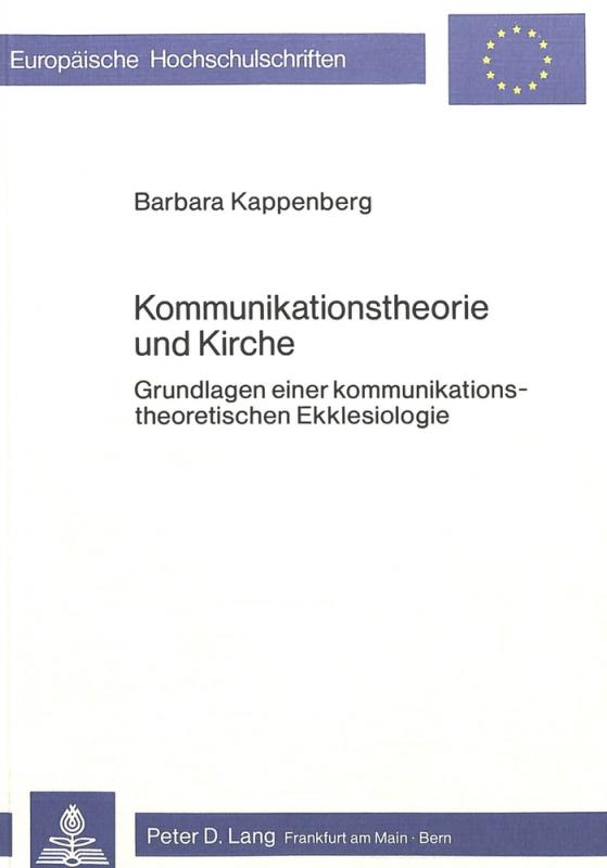 Cover-Bild Kommunikationstheorie und Kirche