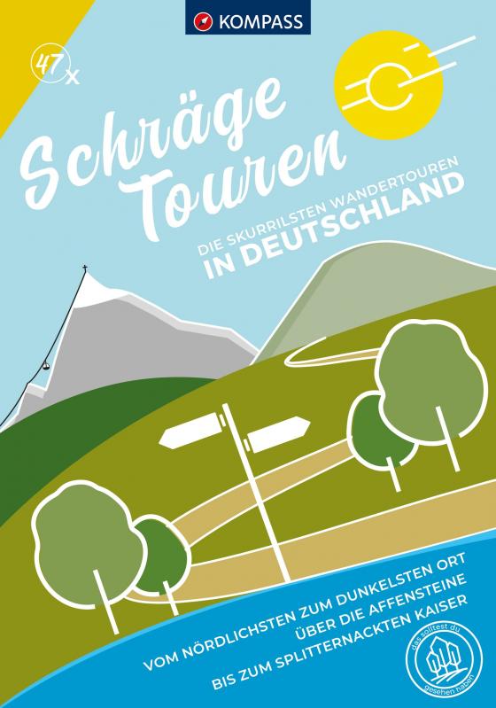 Cover-Bild KOMPASS Schräge Touren Deutschland, 47 Touren