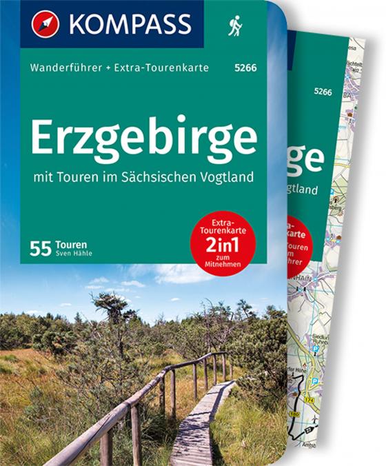 Cover-Bild KOMPASS Wanderführer 5266 Erzgebirge