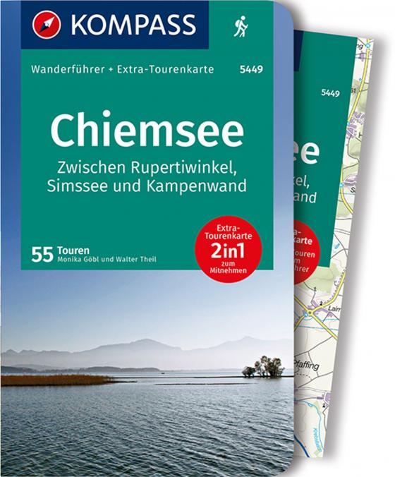 Cover-Bild KOMPASS Wanderführer 5449 Chiemsee, Zwischen Rupertiwinkel, Simssee und Kampenwand