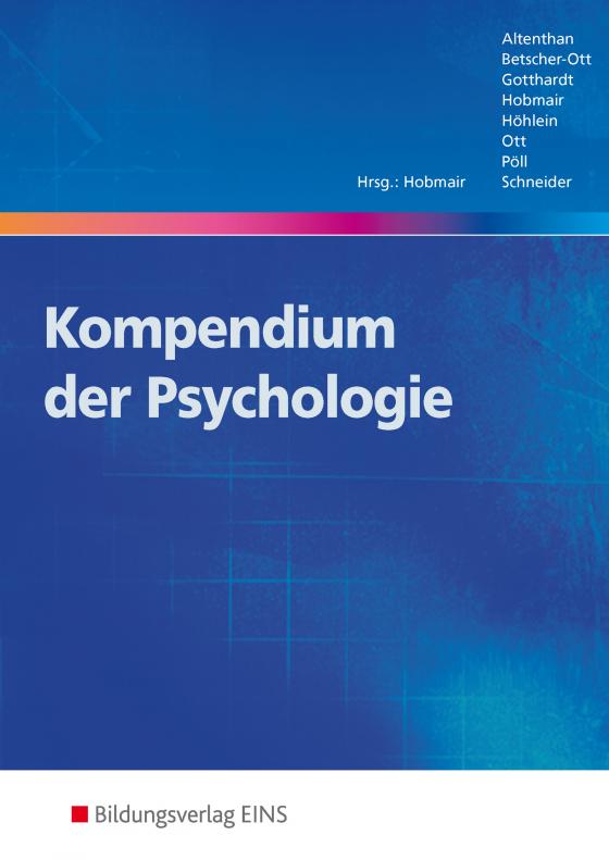 Cover-Bild Kompendium der Psychologie