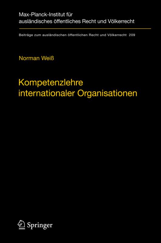 Cover-Bild Kompetenzlehre internationaler Organisationen