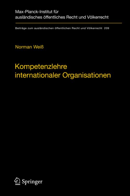Cover-Bild Kompetenzlehre internationaler Organisationen