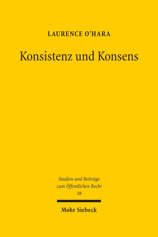 Cover-Bild Konsistenz und Konsens