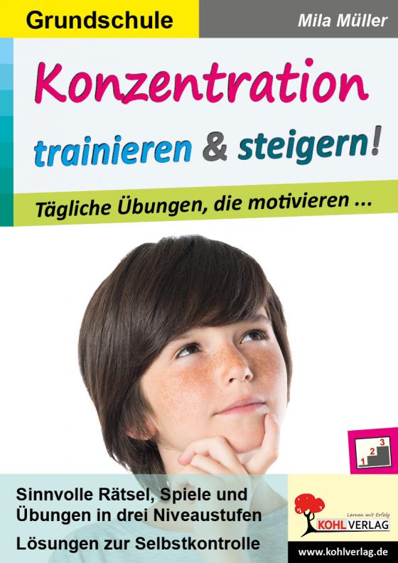 Cover-Bild Konzentration trainieren & steigern! / Grundschule