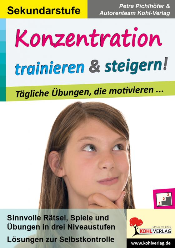 Cover-Bild Konzentration trainieren & steigern! / Sekundarstufe