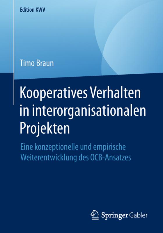 Cover-Bild Kooperatives Verhalten in interorganisationalen Projekten