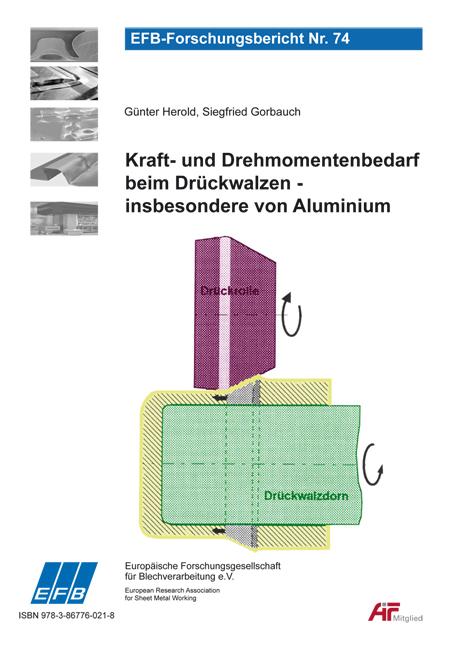 Cover-Bild Kraft- und Drehmomentenbedarf beim Drückwalzen, insbesondere von Aluminium