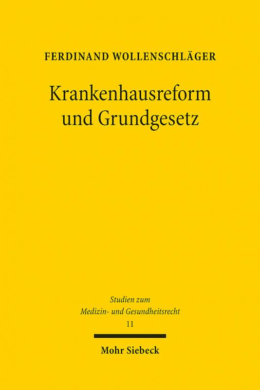 Cover-Bild Krankenhausreform und Grundgesetz