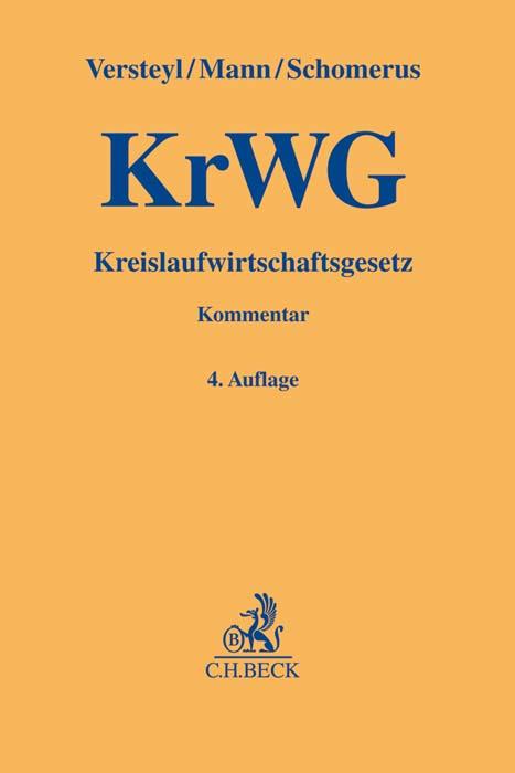 Cover-Bild Kreislaufwirtschaftsgesetz. KrWG