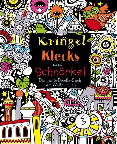Cover-Bild Kringel, Klecks und Schnörkel - Das bunte Doodle-Buch zum Weitermalen