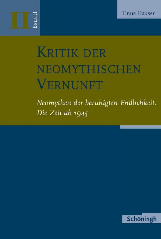 Cover-Bild Kritik der neomythischen Vernunft