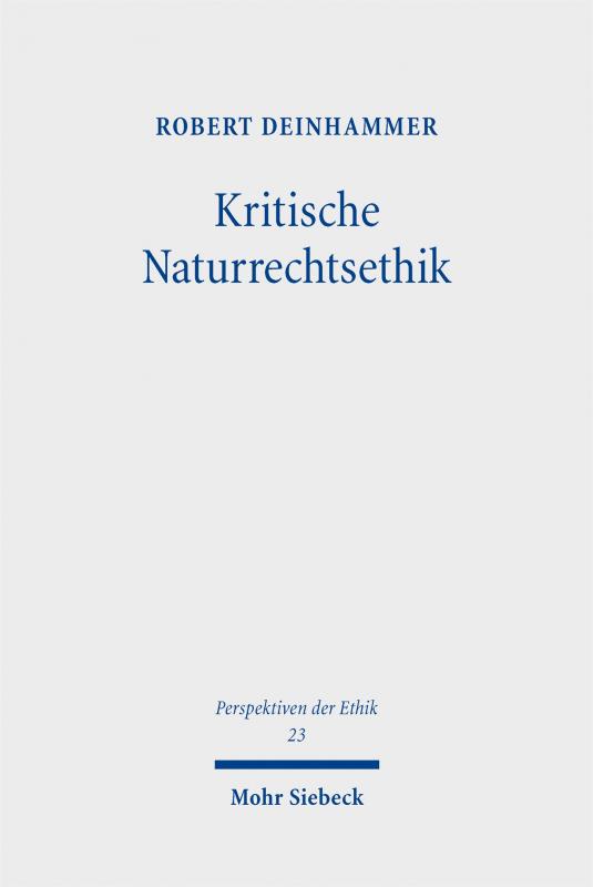 Cover-Bild Kritische Naturrechtsethik