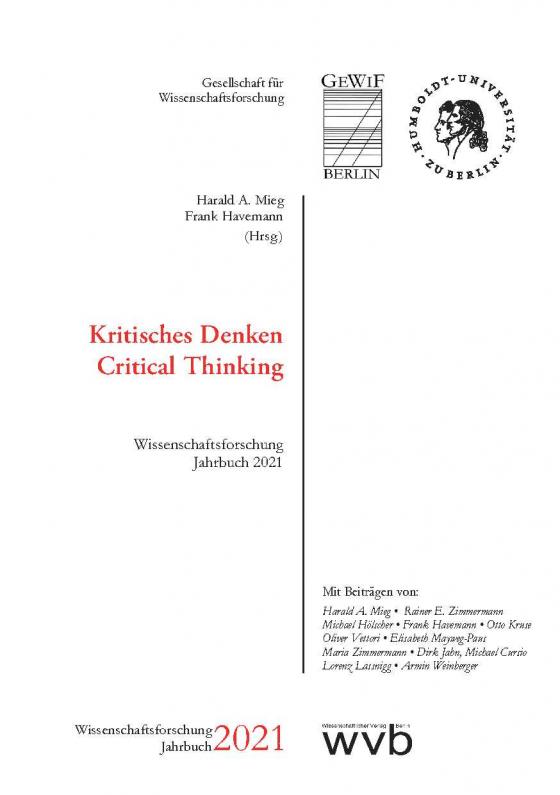 Cover-Bild Kritisches Denken - Critical Thinking
