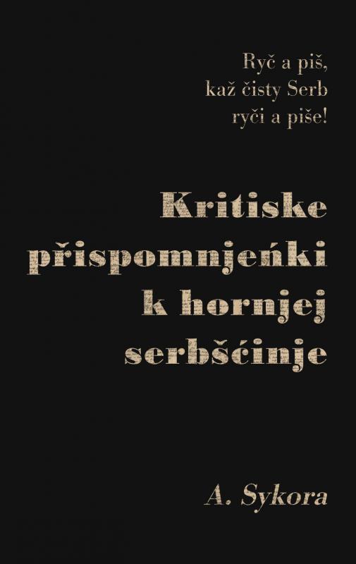 Cover-Bild Kritiske prispomnjenki k hornjej serbscinje